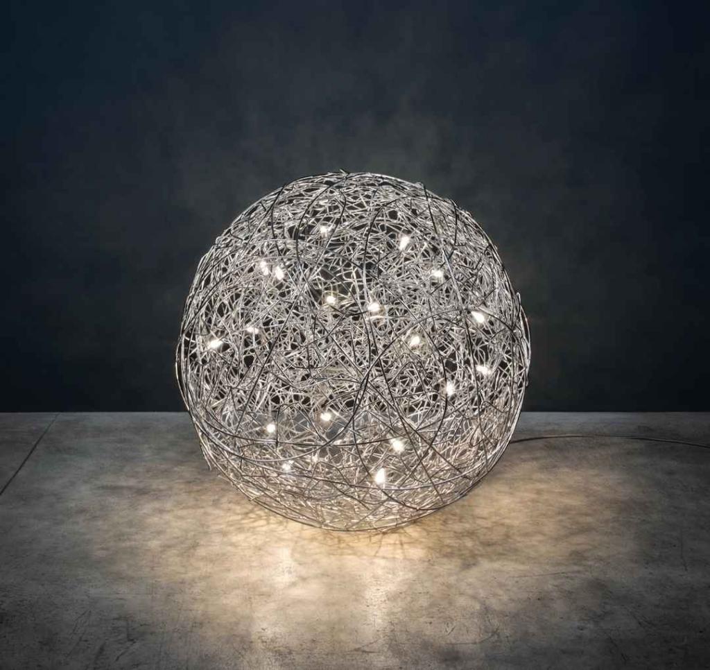 Fil de Fer Lampe à Poser Ø50 12V
