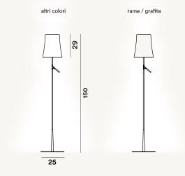 LAMPE DE TABLE BIRDIE LETTURA GRIS ON/OFF-4