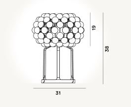 LAMPE DE TABLE CABOCHE PLUS PICCOLA GRIS-7