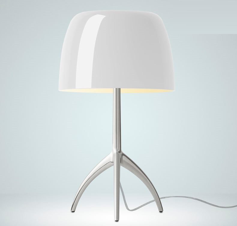 LAMPE DE TABLE LUMIERE PICOLLA ALUMINIUM/BLANC-6