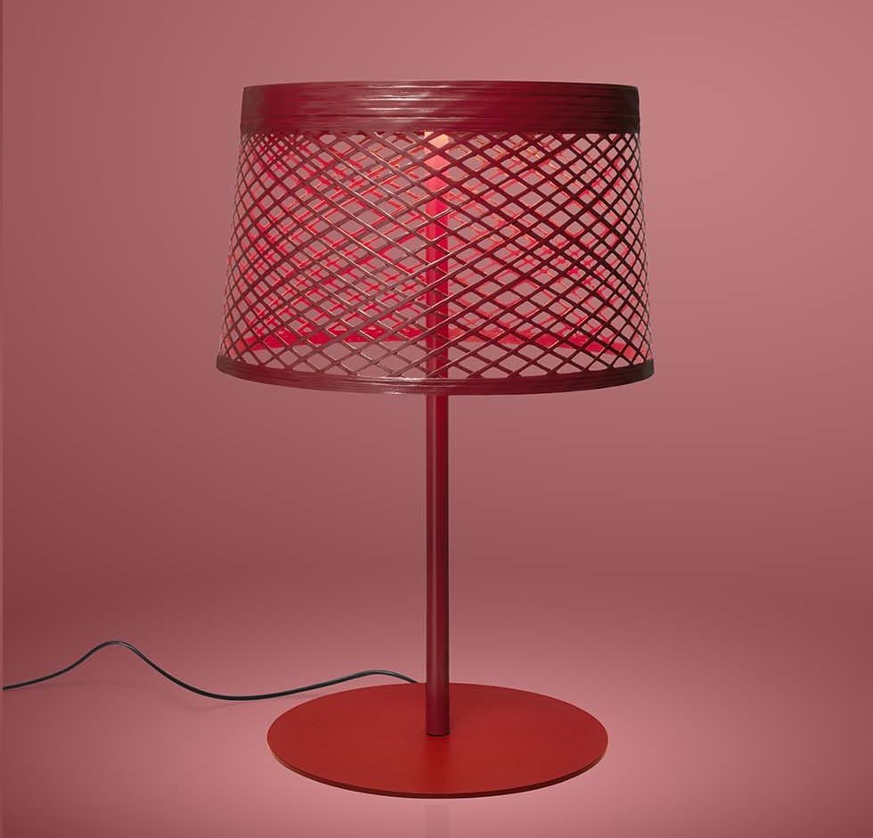 LAMPE DE TABLE MOBILE EXTERIEURE TWIGGY GRID XL ROUGE-4