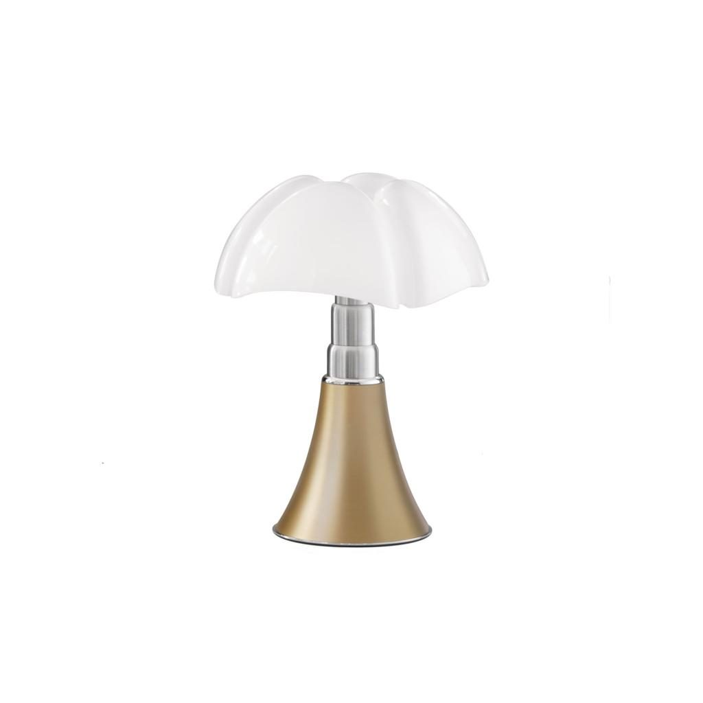 Lampe de Table MINIPIPISTRELLO - 7W LED 2700K  DIMMABLE - LAITON SATINE NATUREL-3