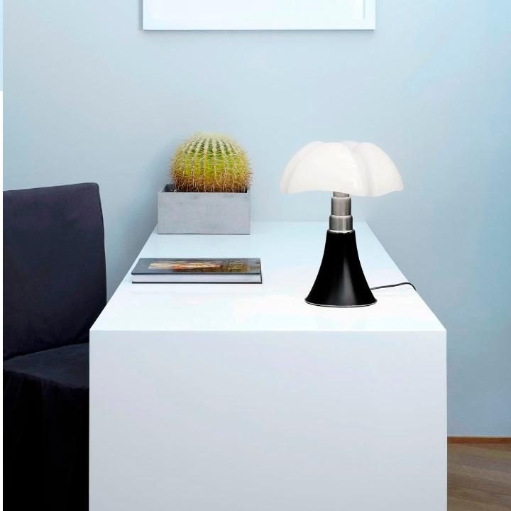 Lampe de Table MINIPIPISTRELLO - DIMMABLE - Marron Foncé