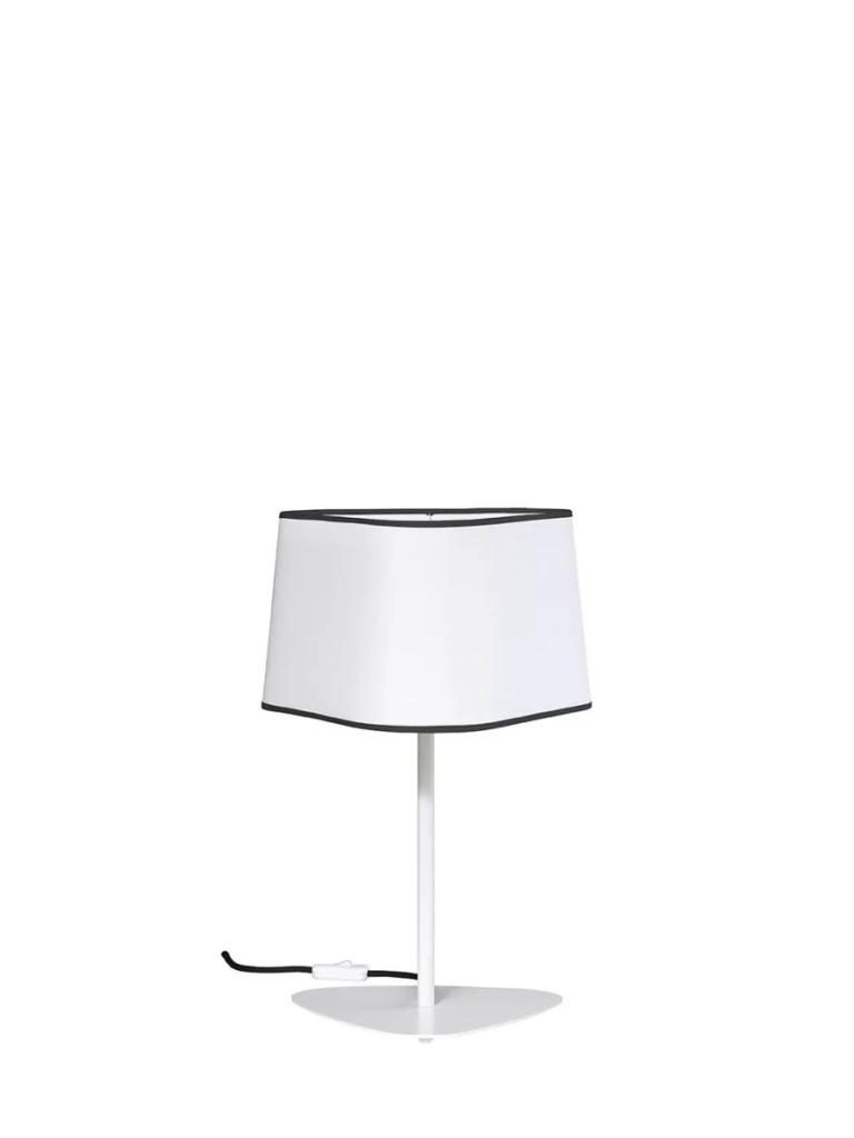 Lampe de Table Moyen Nuage Blanc bordure noire-7