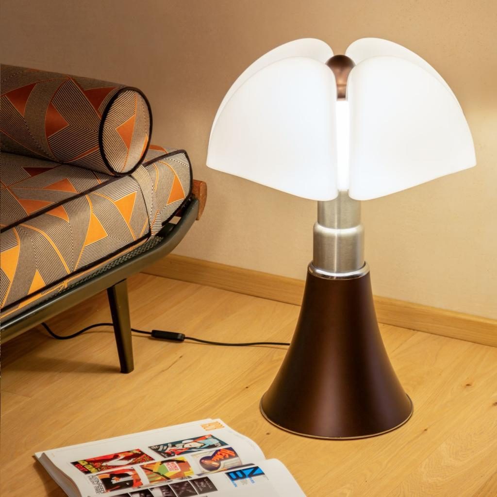 Lampe de Table PIPISTRELLO - 4X5W E14 LED - AMPOULES INCLUSES - BRONZE-11