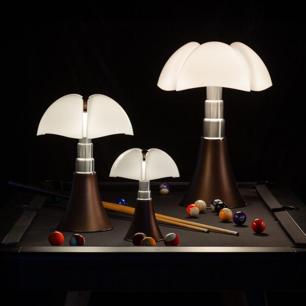 Lampe de Table PIPISTRELLO - 4X5W E14 LED - AMPOULES INCLUSES - BRONZE-12