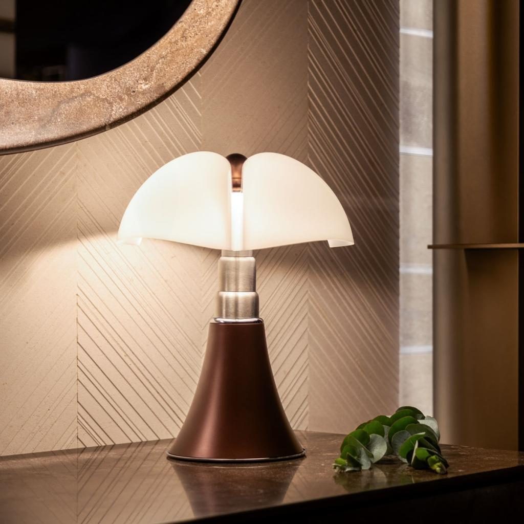 Lampe de Table PIPISTRELLO - 4X5W E14 LED - AMPOULES INCLUSES - BRONZE-16