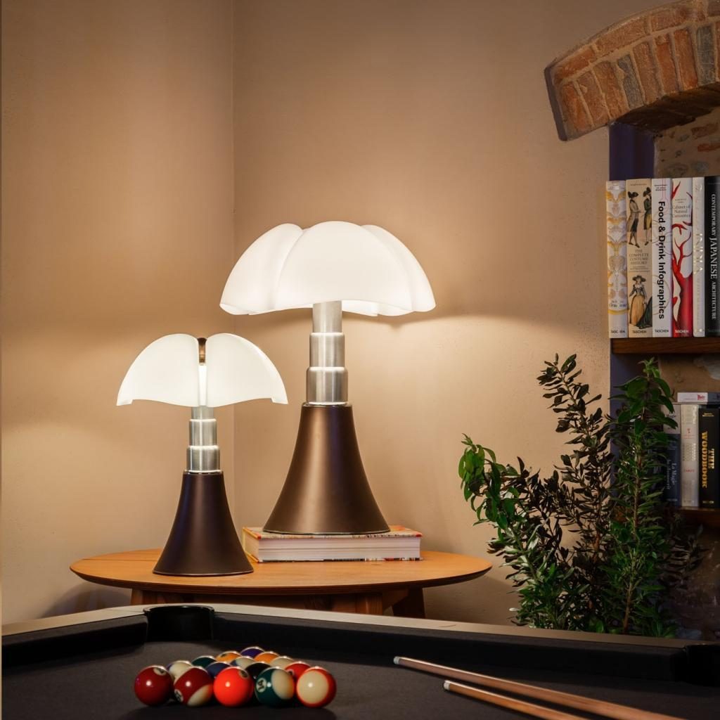 Lampe de Table PIPISTRELLO - 4X5W E14 LED - AMPOULES INCLUSES - BRONZE-9
