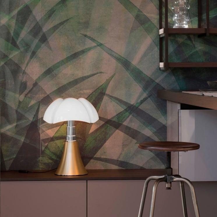 Lampe de Table PIPISTRELLO MEDIUM - 9W 2700K LED DIMMABLE - LAITON SATINE NATUREL-6