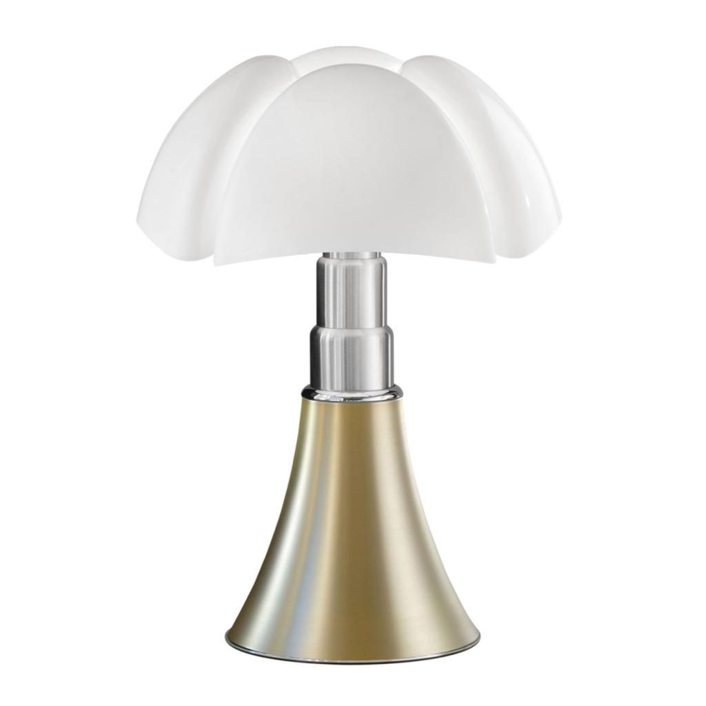 Lampe de Table PIPISTRELLO MEDIUM - 9W 2700K LED DIMMABLE - LAITON SATINE NATUREL-7