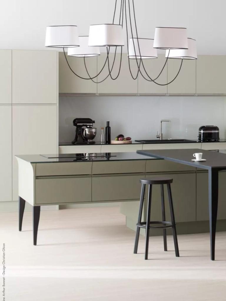 Lustre 6 Moyen Nuage Blanc bordure noire-4