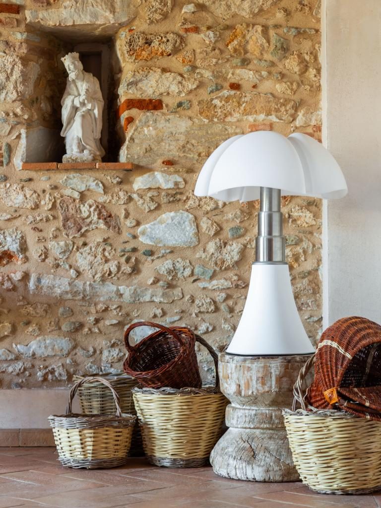 PIPISTRELLO GRANDE - Ampoules Led Incluses - ON OFF BLANC MAT-10