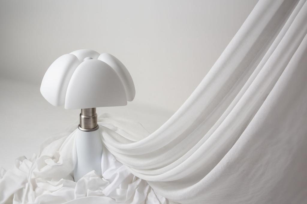 PIPISTRELLO GRANDE - Ampoules Led Incluses - ON OFF BLANC MAT-2