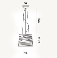 SUSPENSION TRESS GRANDE LED NOIR-3