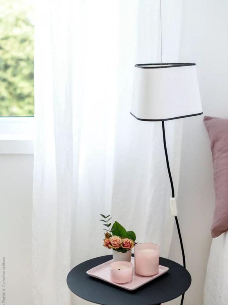 Suspension Nomade Petit Nuage Blanc bordure noire-9