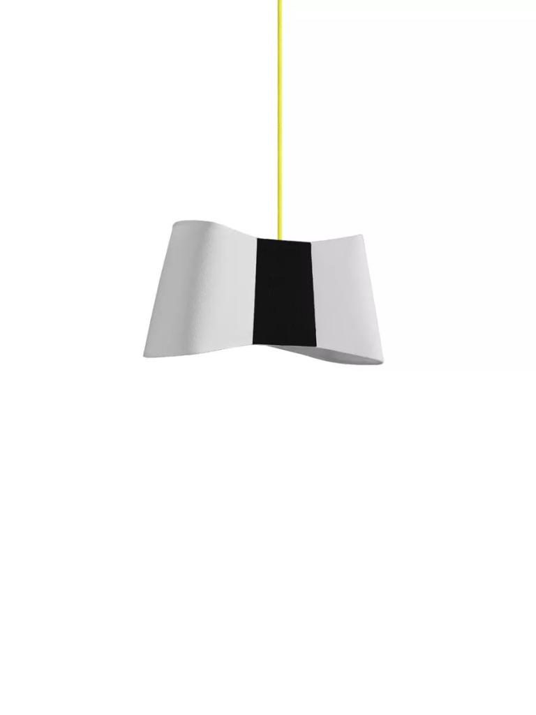 Suspension Petit Couture Blanc  Noir-3