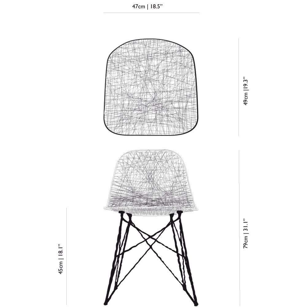 carbon-chair-dimensions