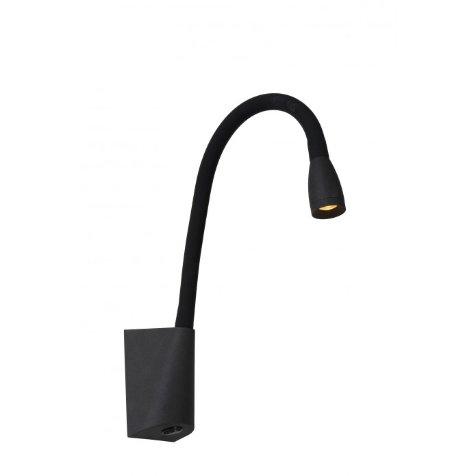 Algen Lampe de chevet LED 1x3W 3000K Noir Excloosiva