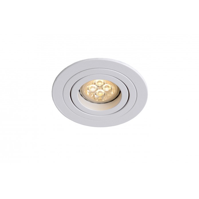 Hoe Spot encastrable Ø9cm GU10 Blanc Excloosiva