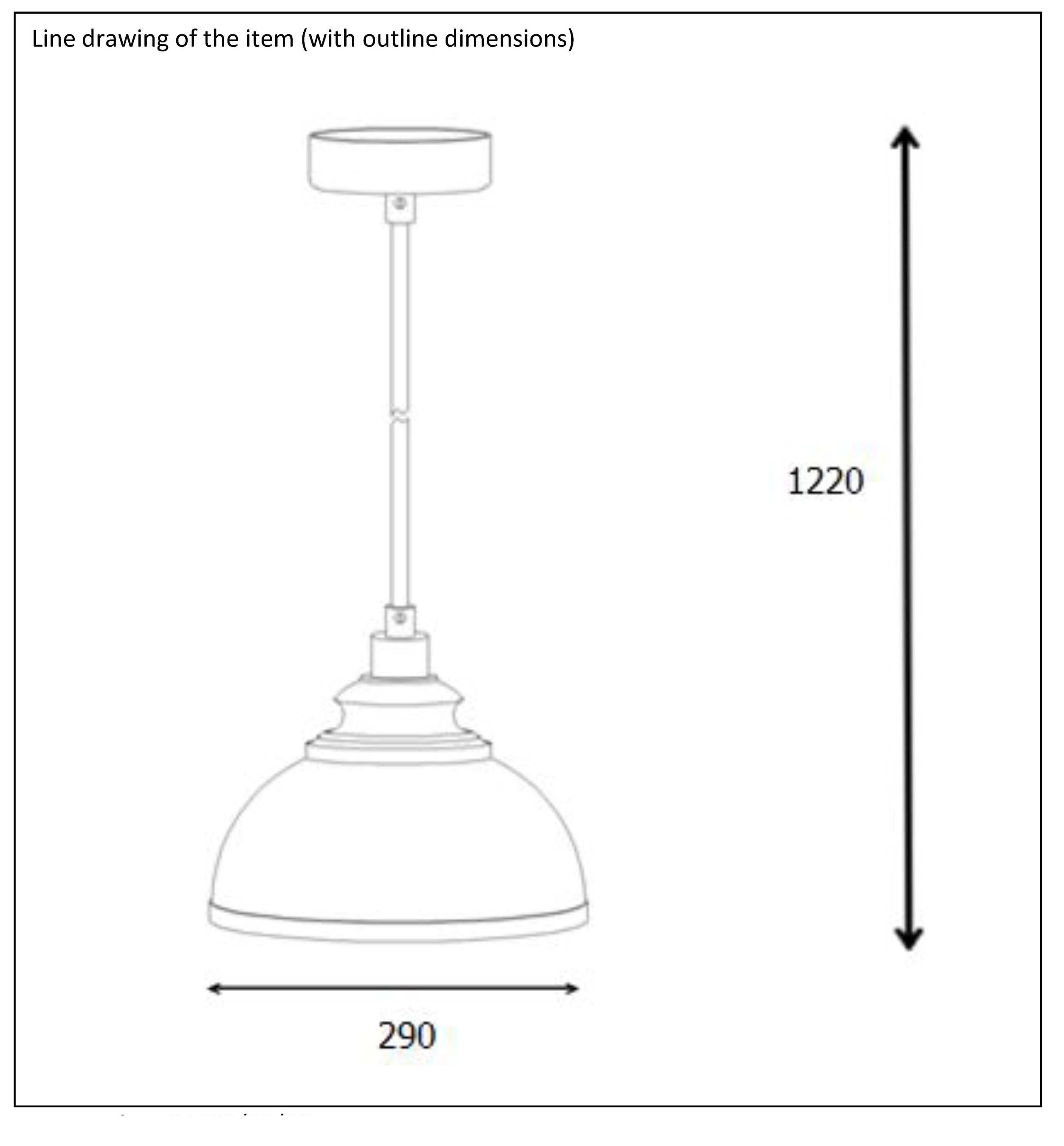 Suau Suspension Ø29cm Rose EXCLOOSIVA