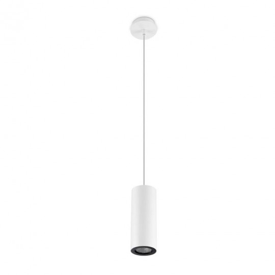 Altha Suspension Blanc Matt Noir