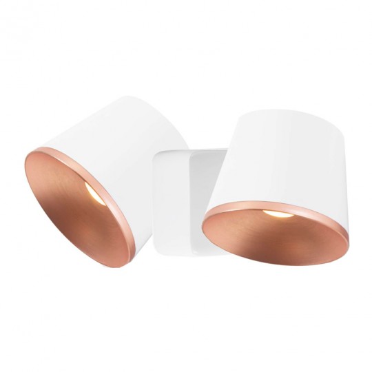 Shalan Applique Double Blanc/Cuivre