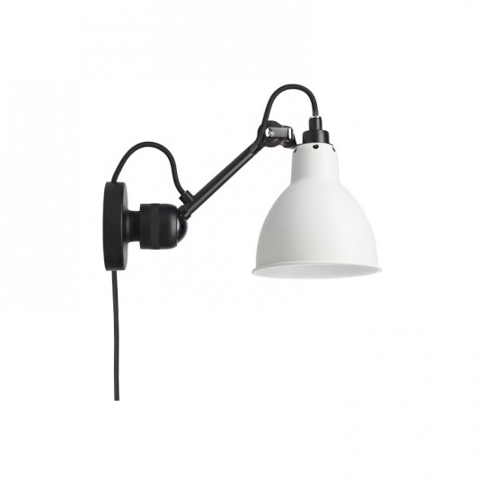 Lampe de table gras n°205 - Noir Noir satin Rond - DCW éditions