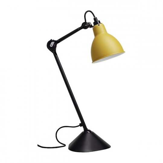 Lampe 205 Noir Réflecteur Jaune