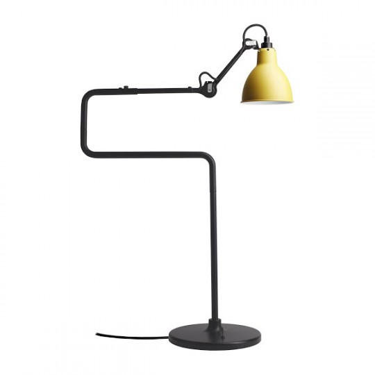 Lampe de Table 317 Noir Réflecteur Jaune