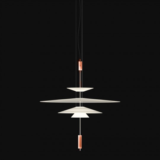 Flamingo Large Suspension Cuivre brillant