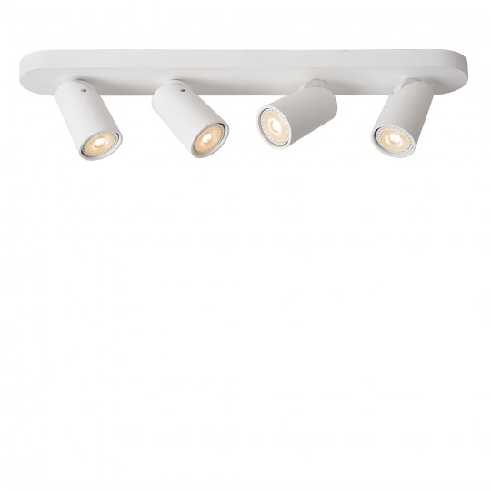 Rysux Spot Plafond 4Lampes LED Blanc