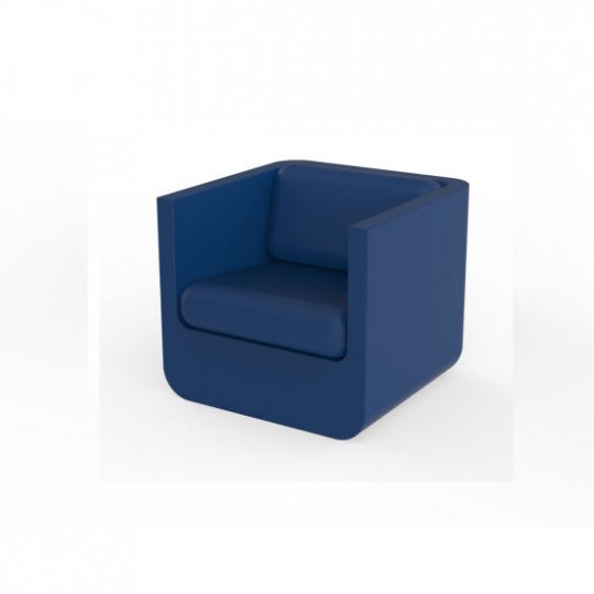ULM Canapé 82x82x72 Bleu Marine