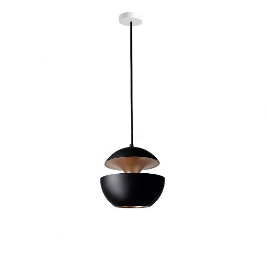 Here Comes The Sun Suspension Ø17.5cm Noir/Cuivre
