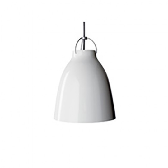 Caravaggio Suspension Gloss Blanc Diamètre 16.5cm