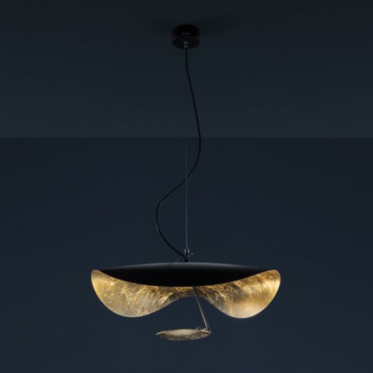 Lederam Manta S1 Suspension LED Noir/Doré
