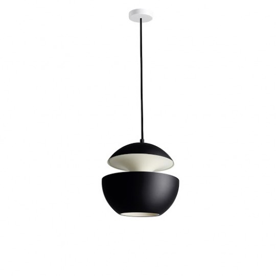 Here Comes The Sun Suspension Ø25cm Noir/Blanc