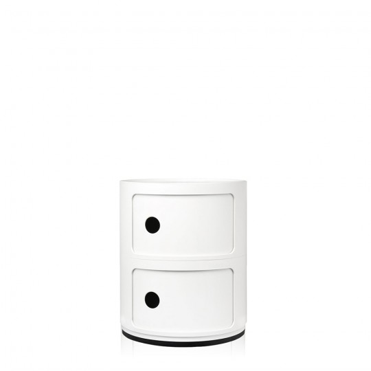 Componibili Table 2 Tiroirs Blanc