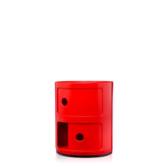 Componibili Table 2 Tiroirs Rouge
