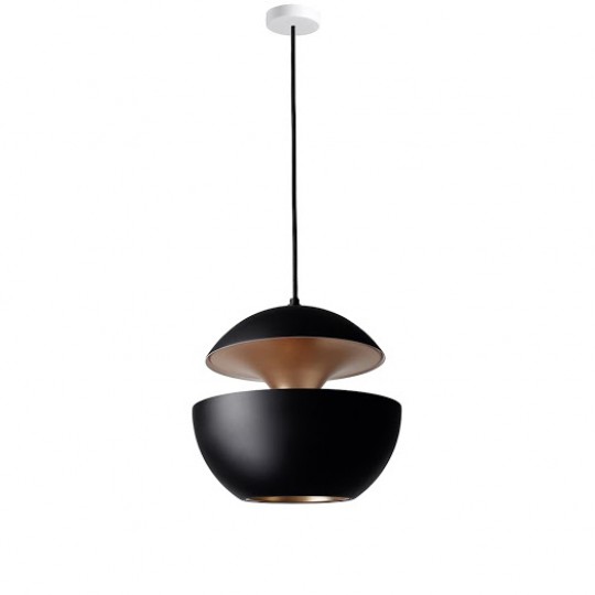 Here Comes The Sun Suspension Ø35cm Noir/Cuivre