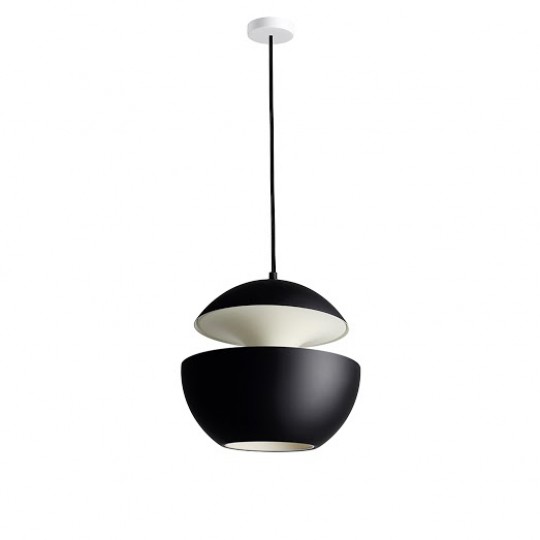 Here Comes The Sun Suspension Ø35cm Noir/Blanc