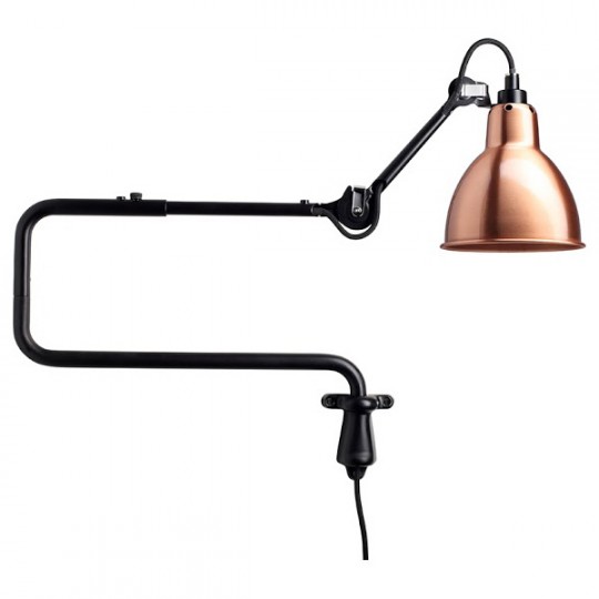 Applique 303 Noir Satiné Réflecteur Cuivre