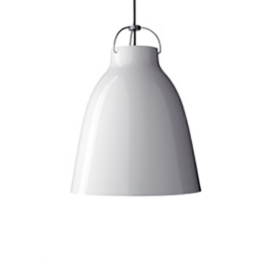 Caravaggio Suspension Gloss Blanc Diamètre 40cm