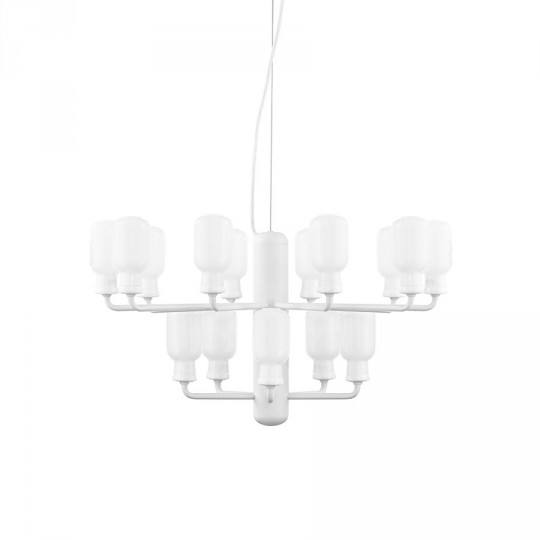 Amp Chandelier Petit Blanc/Blanc 