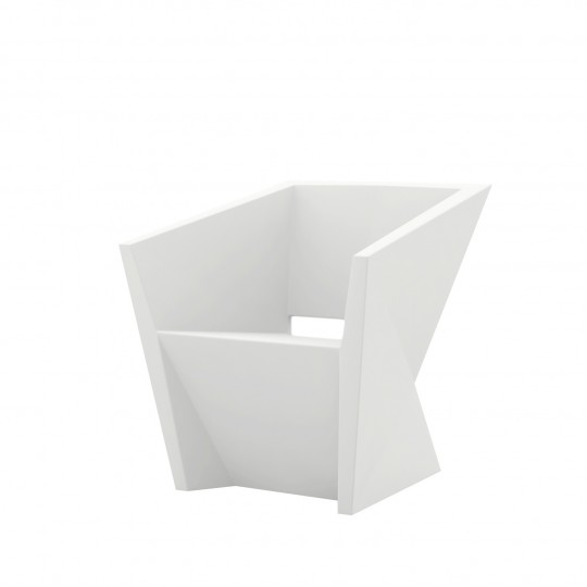 Faz Fauteuil avec Accoudoirs Blanc