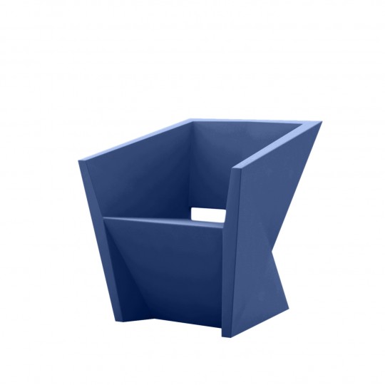 Faz Fauteuil avec Accoudoirs Bleu
