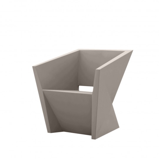 Faz Fauteuil avec Accoudoirs Taupe