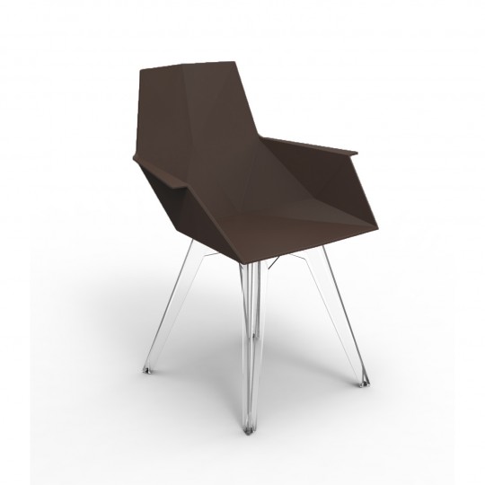 Fauteuil Faz Marron