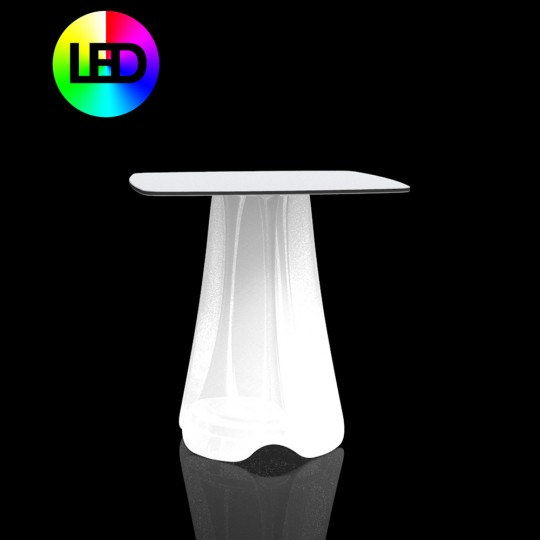 Pezzettina Table 70X70cm Lumineuse RGB LED