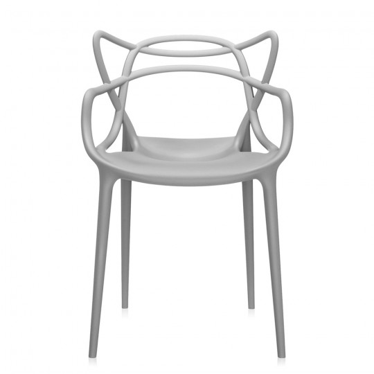 Lot de 2 Masters Chaise Gris