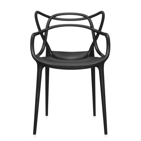 Lot de 2 Masters Chaise Noir